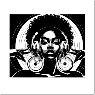 Afrocentric Woman Music Posters and Art